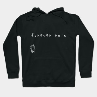 Forever Rain - RM BTS' Lyrics White Version Hoodie